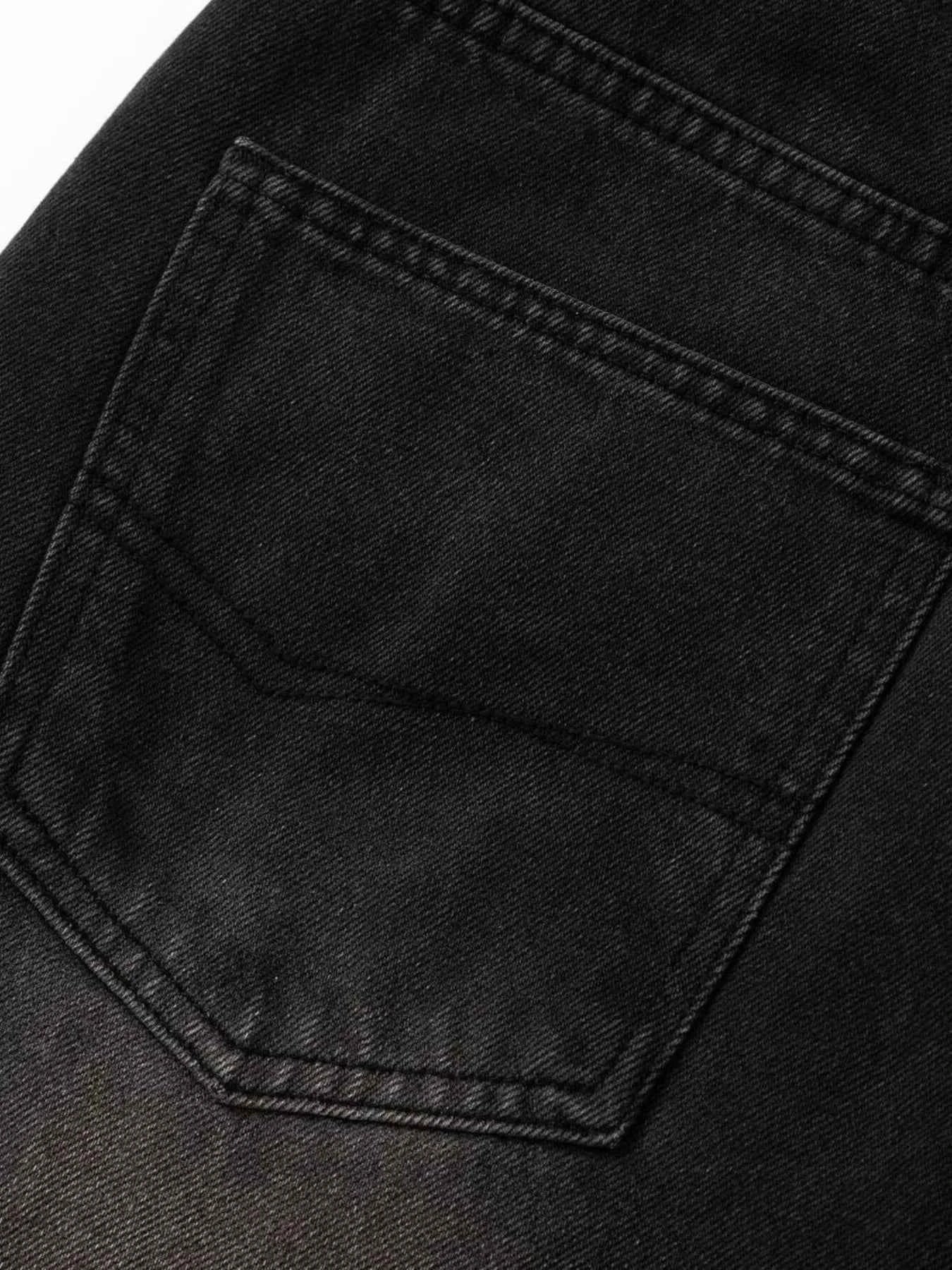 Men's Washed Denim Bermuda Shorts